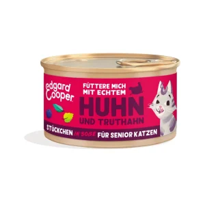 Edgard & Cooper Senior Stückchen Truthahn und Huhn 85 g Finale Aktion